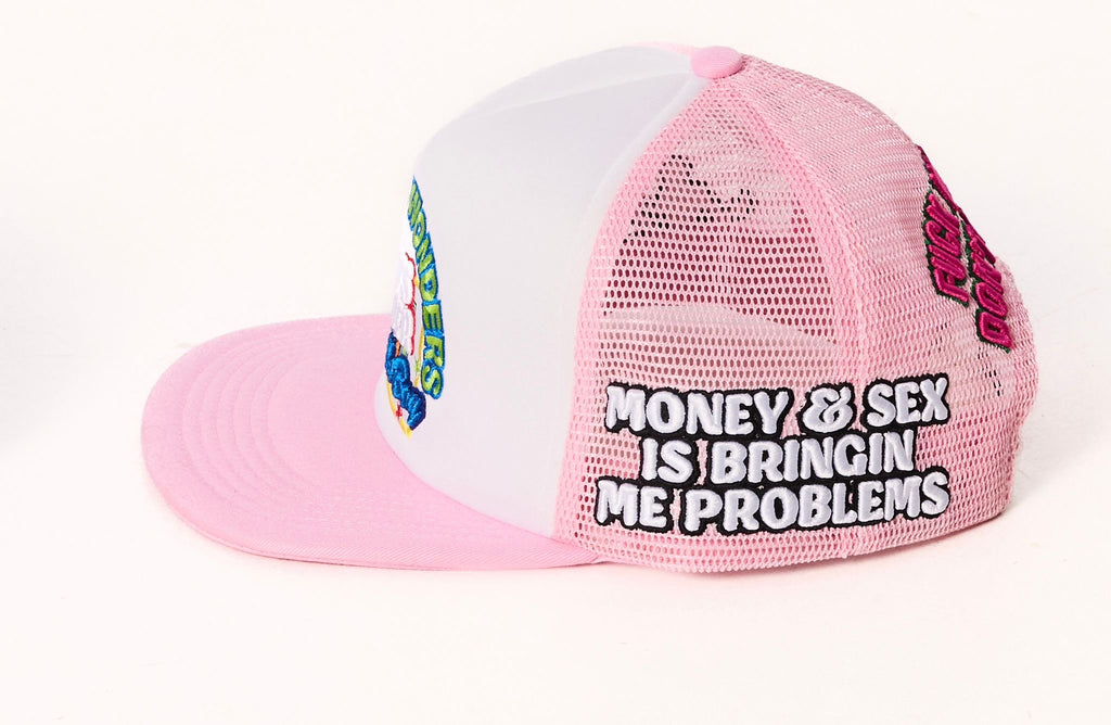 Who's better than the boy Cap - Pink/White
