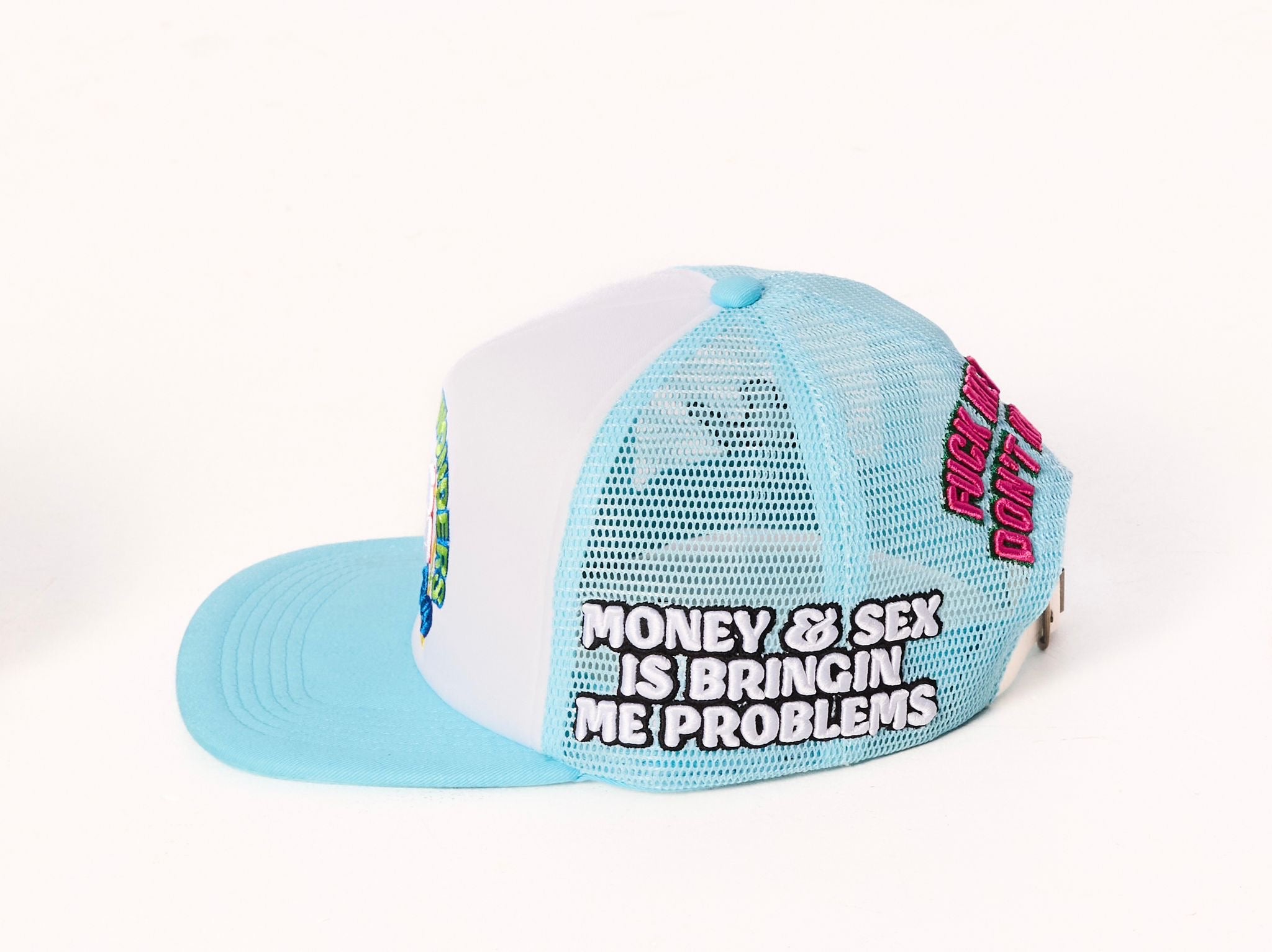 Who's better than the boy Cap - Baby Blue/White