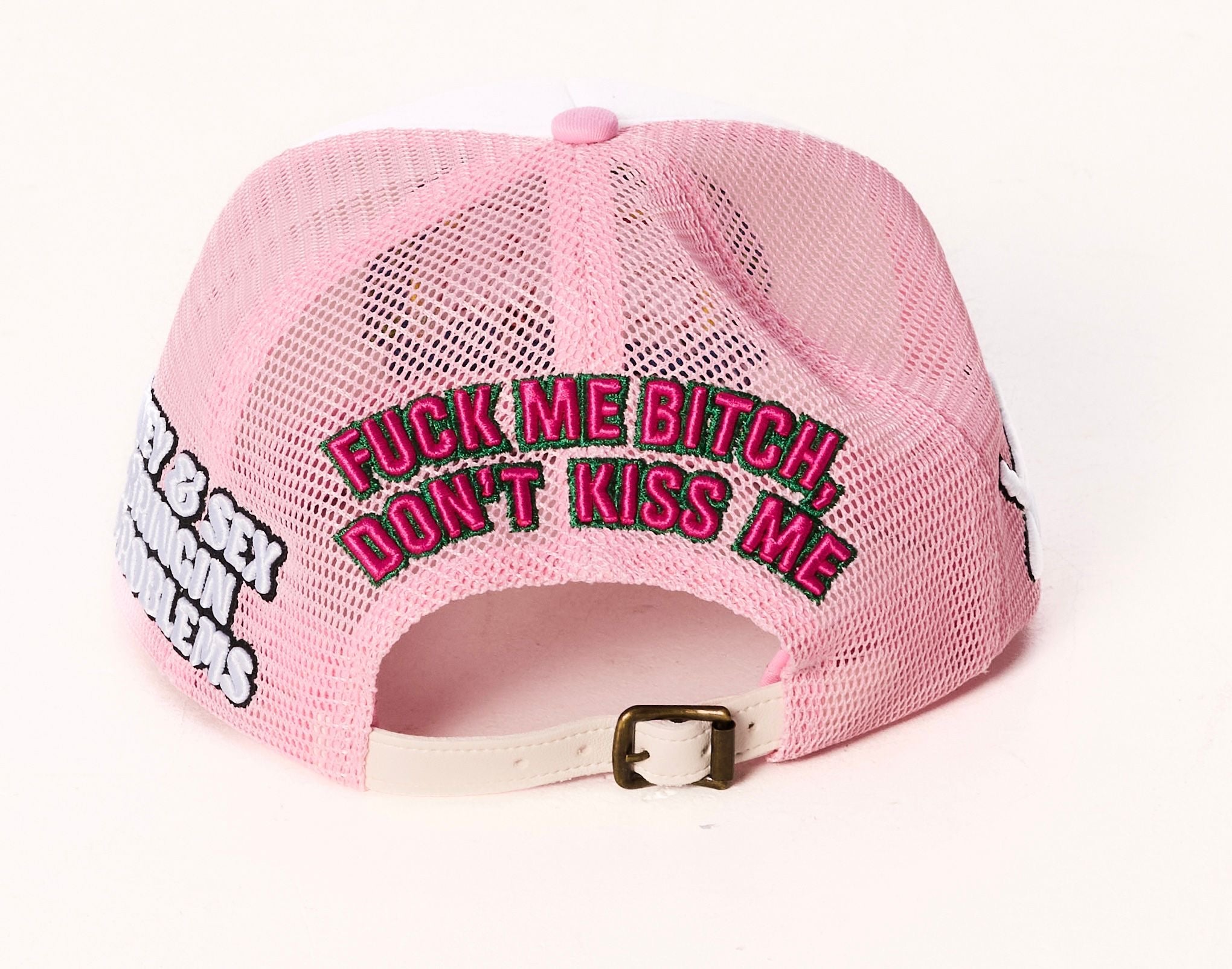 Who's better than the boy Cap - Pink/White