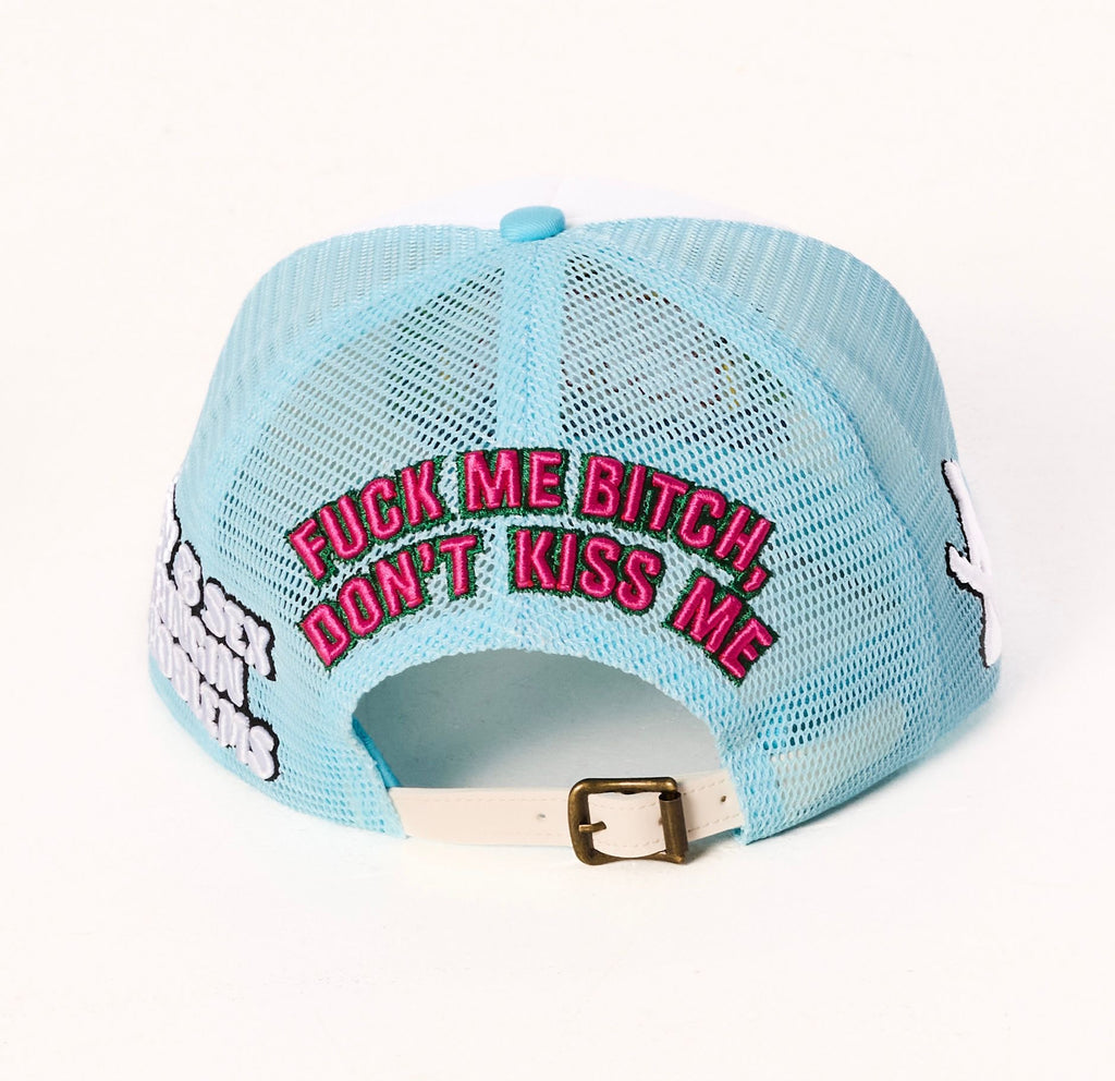 Who's better than the boy Cap - Baby Blue/White