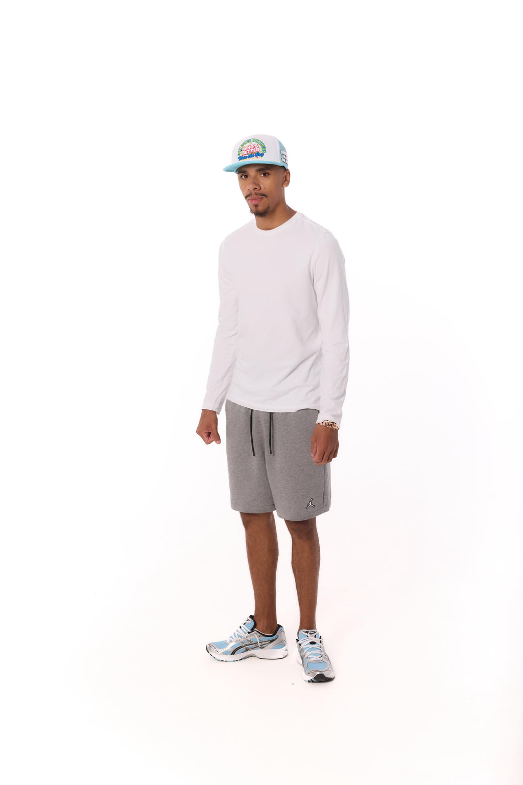 Who's better than the boy Cap - Baby Blue/White